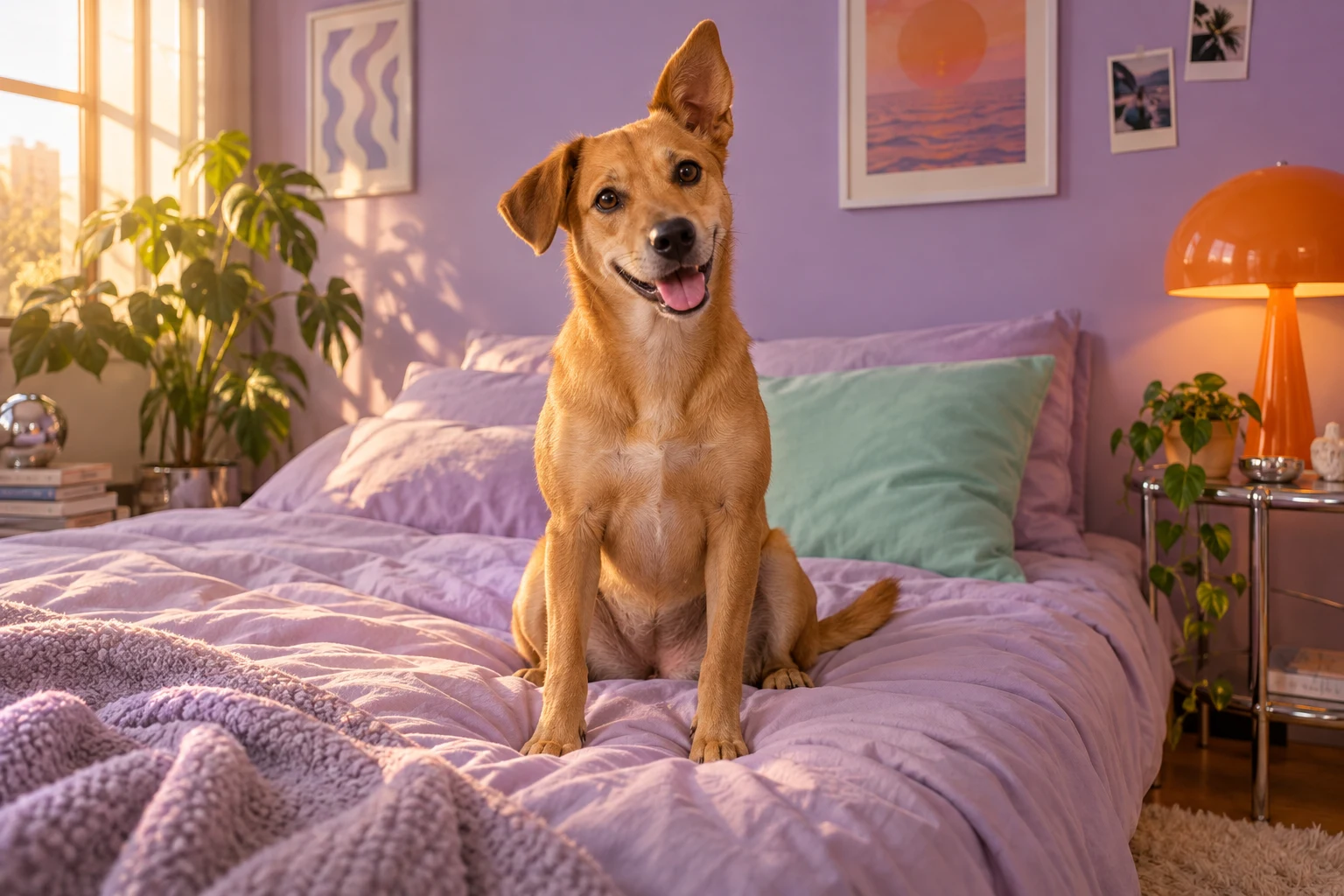 Cenário ilustrativo de uma campanha de cama, mesa e banho